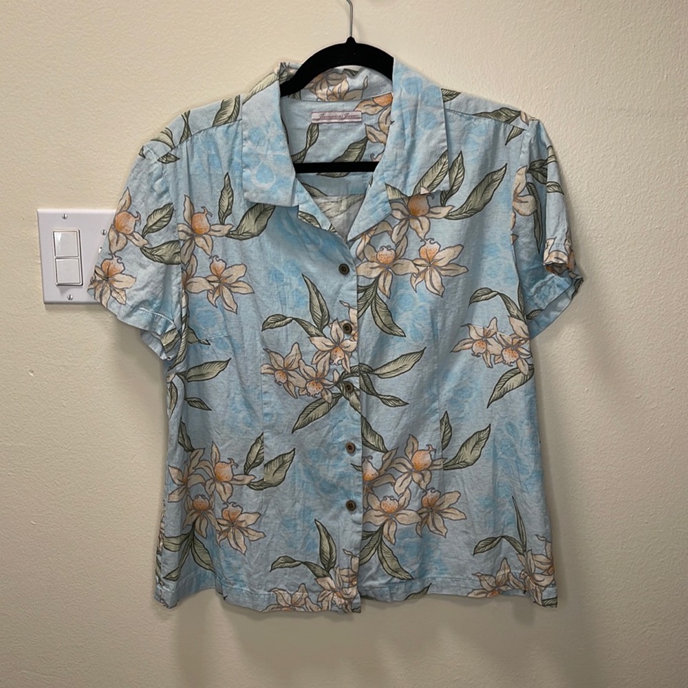 Jamaica Jaxx. Hawaiian shirt. Blue. Medium.